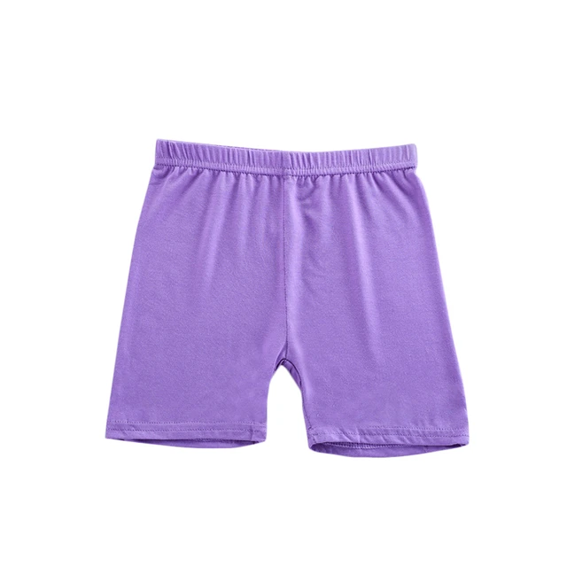 Children Summer Shorts 3-10Y Teen Solid Color Boxer Short Kids Lace Safety  Pants Candy Color Girls Leggings Girls Panties - AliExpress
