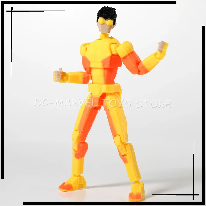 Neu auf Lager: 3D-gedruckte Unbesiegbare Jungen-Figur in Hellblau mit Markierungsstreifen, Dummy13 T13 Mehrteilige Verwandlungs-Actionfigur – Detail 13