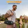 W-KING 70W Waterproof Portable Loud Bluetooth Speaker, Wireless Outdoor Boombox SubwooferTriple Passive Radiators-Deep Bass 4