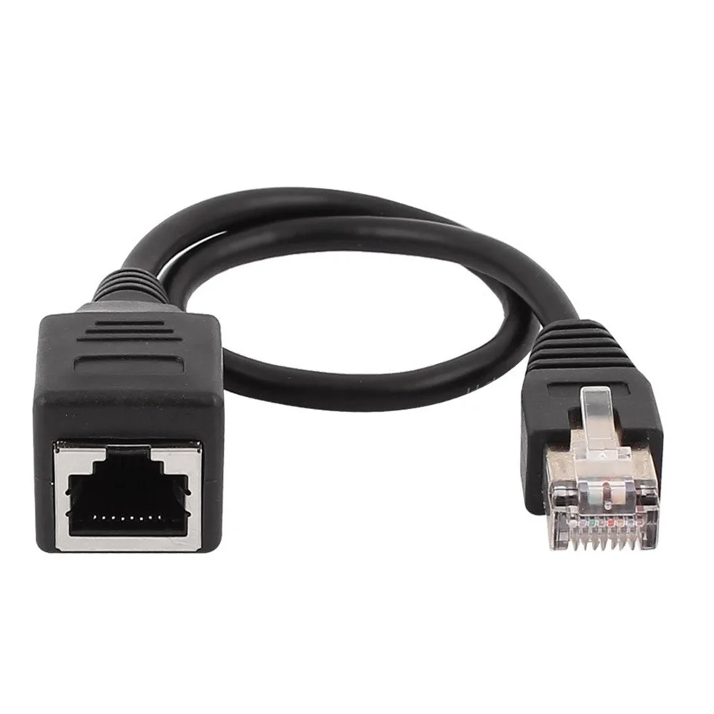 RJ45 남성-여성 네트워크 케이블 확장 커넥터 순수 구리 코어 네트워크 커넥터 광대역 네트워크 케이블 확장기