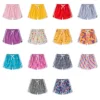 Kids Girls Beach Shorts Pull-on Summer Graphic Active Shorts Little Girls Swim Short Pants Decorative Drawstring Bathing Shorts 1