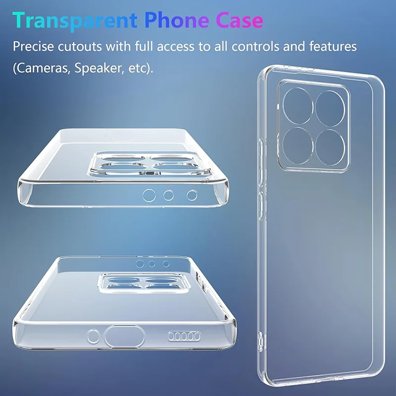 Ultra Thin Transparent Silicone Soft Phone Case