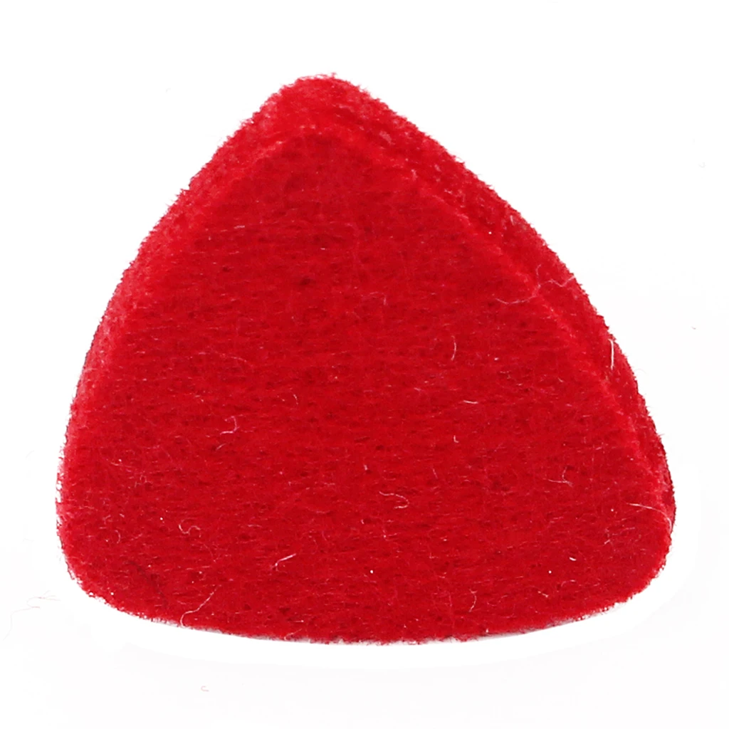 4 Ukulele Parts Picks 3mm Wool Felt Plectrums 10 Guitar Durable