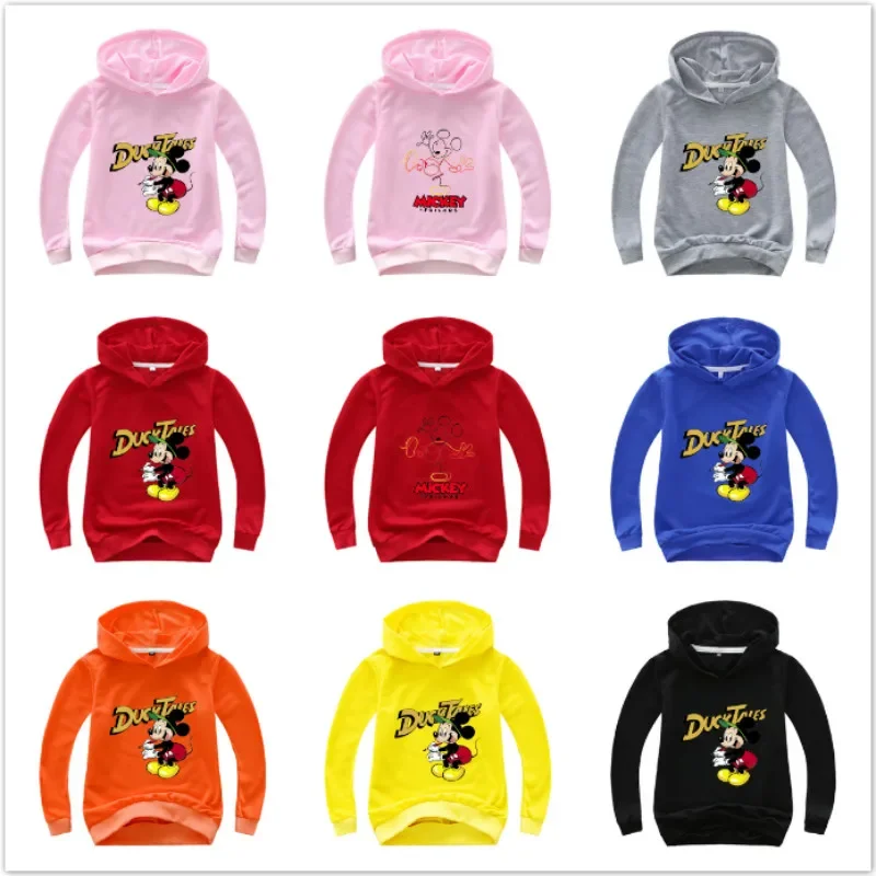 

Kids Boy Clothes Cartoon Mickey Hoodies Girls Tops Children Long Sleeve T-Shirt Coat Baby Boy Sweatershirt Outwear Clothing Tees