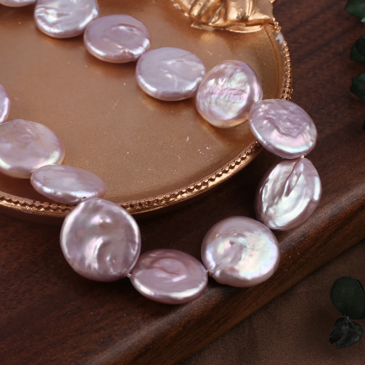 High Quality Natural Freshwater Pearl Circular Loose Spacing Bead Charm Necklace Bracelet Earring Accessories DIY Gift for Women