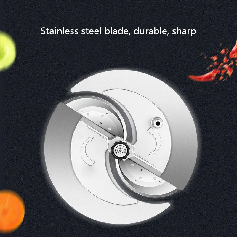 Potato slicer Commercial electric automatic lemon slicer vegetable and fruit multi-function slicer 4