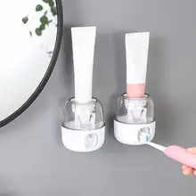 

Automatic Toothpaste Dispenser Toothpaste Squeezer Wall Mount Toothpaste Waterproof Toothpaste Squeezer Toothbrush Holder