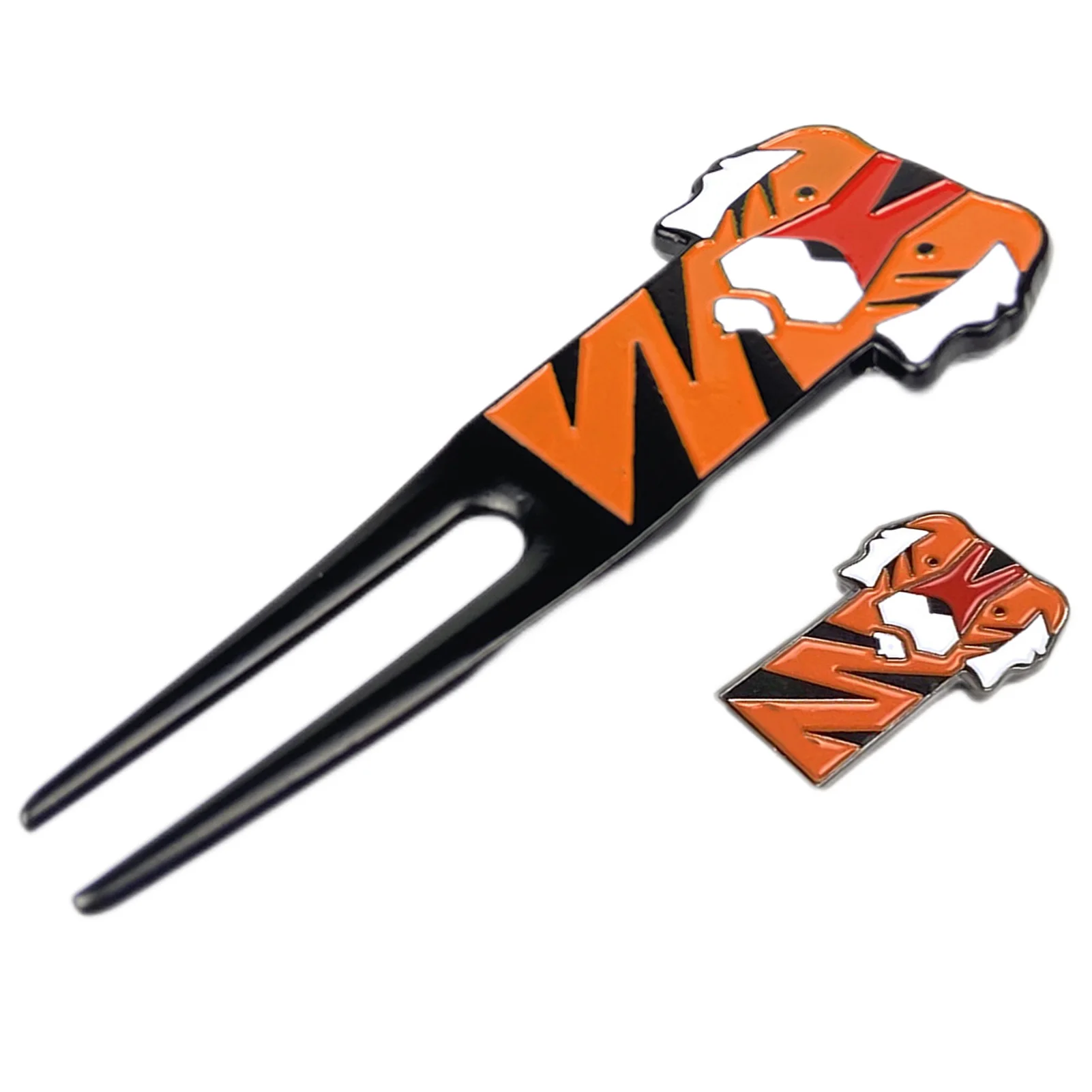 

Golf Divot Repair Tool Cartoon Small Tiger Ball Golf Fork Metal Golf Divot Tool Best Choice For Professional Golfers