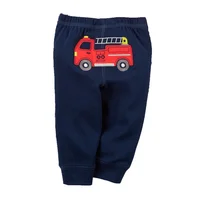 2022 Summer Soft Cotton Baby Boys Pants Cartoon Bright Color Gilrs Pants New Fashion Striped Baby Pants Newborn Toddler Leggings 2