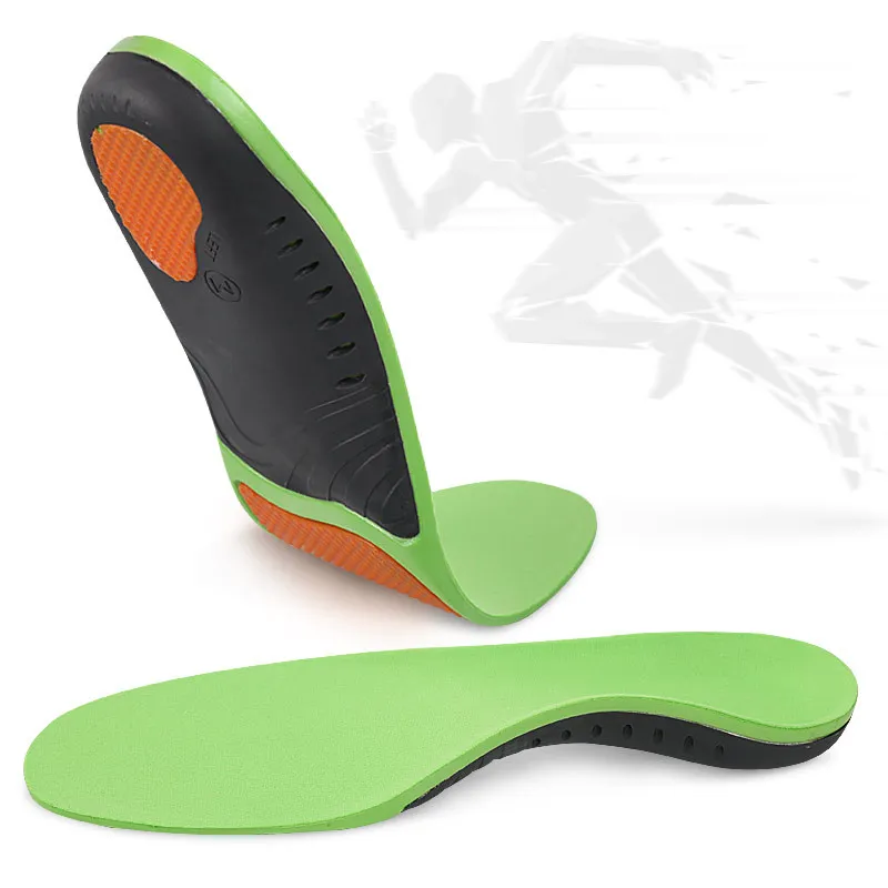 Insole Men's and Women's Basketball Running Non Slip Flat Foot Support Shock Absorption Massage Sports Leisure Full Pad