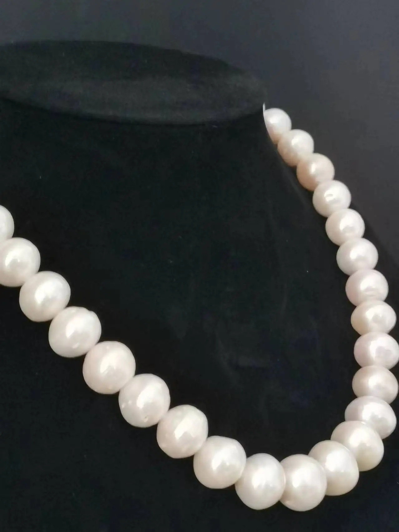 

Top Grading AAAA Japanese Akoya 11-13mm white Pearl Necklace 18" 925 Clasp fine jewelryJewelry Making