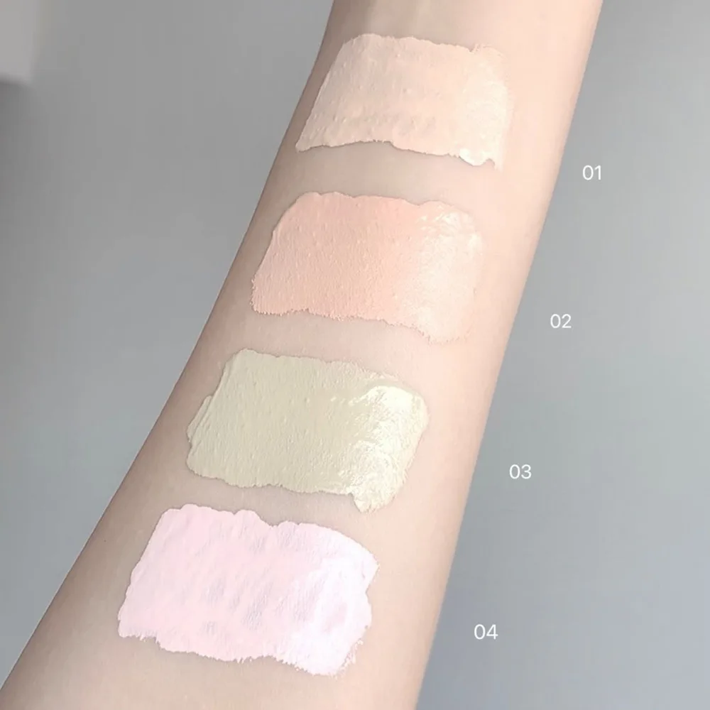 Cappuvini Velvet Highlighter Concealer Liquid Cover Acne Marks Dark Circles Brighten Skin Tone Moisturize Long-lasting Makeup