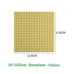 Versatile Large & Small Dots Building Base Plates for Creative Construction Play (Single - sided 16X16 h)