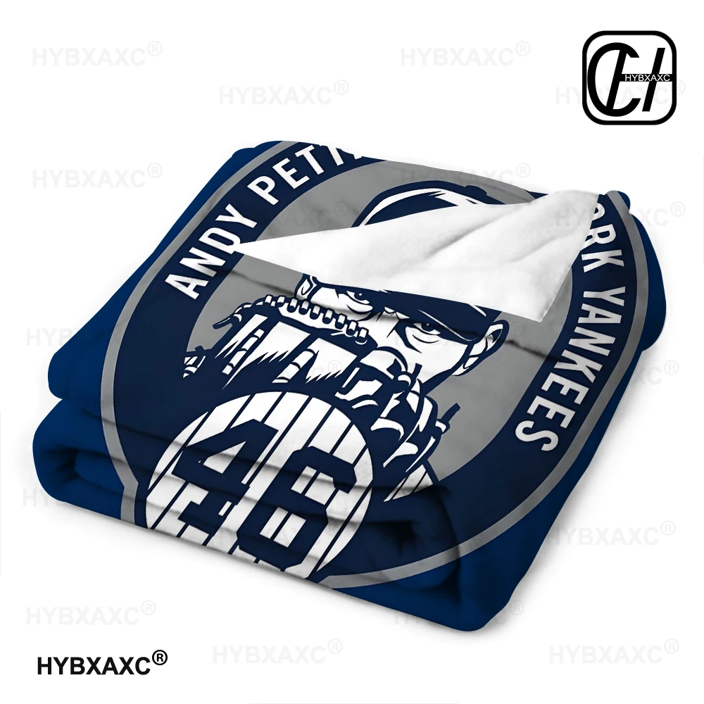 Baseball Team Logo Flannel Blanket for Kids Soft Comfortable Blankets Home Travel Blanket High Quality 5