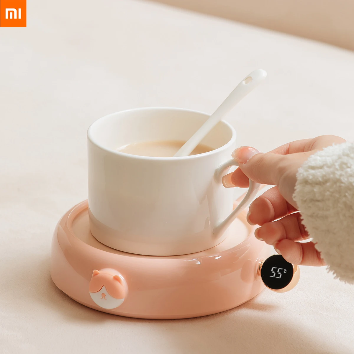 Xiaomi youpin Cat Heater 220V Cup Warmer Desktop Heating Coaster for Coffee  Milk Tea 3 Temperatures Adjustable LED Display Cup - AliExpress