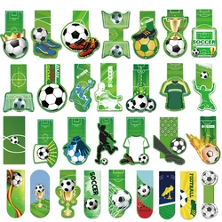30PCS Creative Football - Themed Decorative Bookmarks (30pcs)