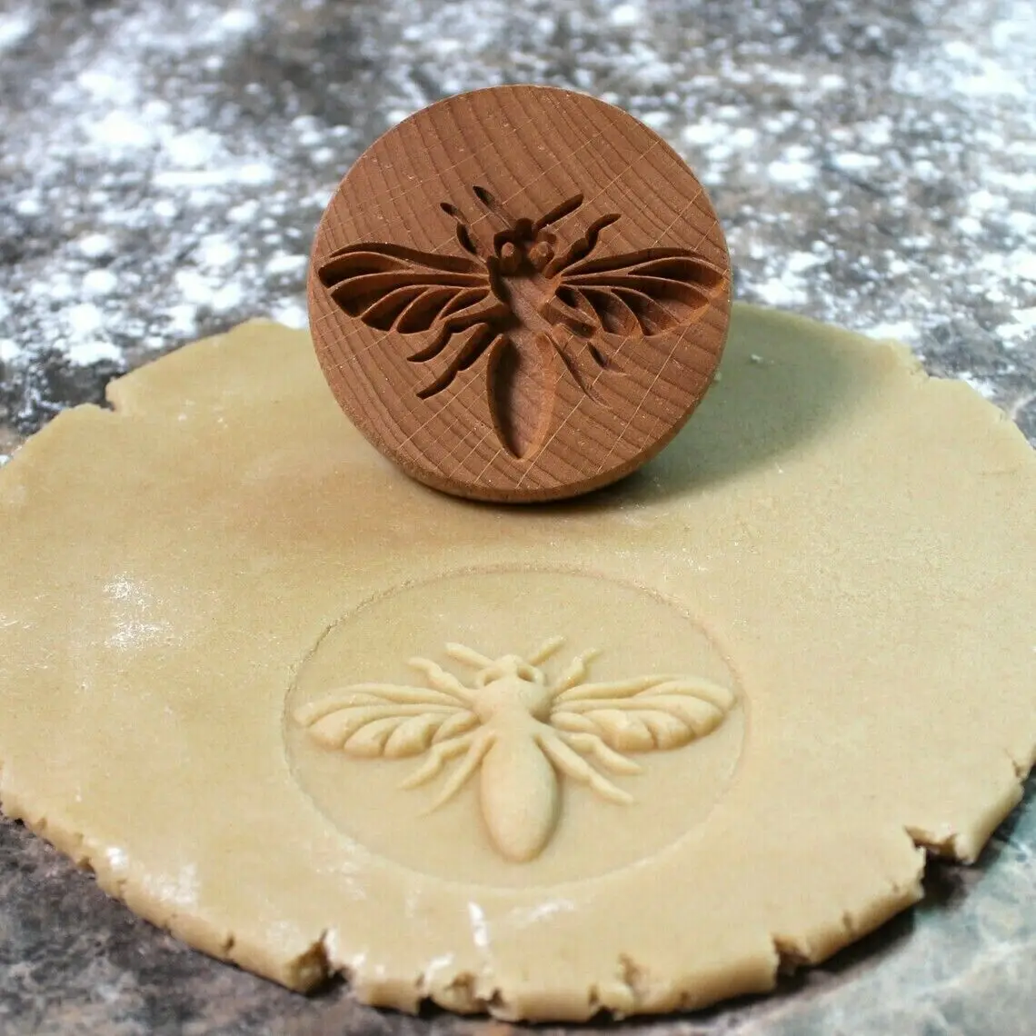 Description Picture 5 of itemCookie Cutters and Embossers Flower Cute Interesting Cookie Mold 3d Cookie Mold Cutter Wooden Pastry Bakery Accessories