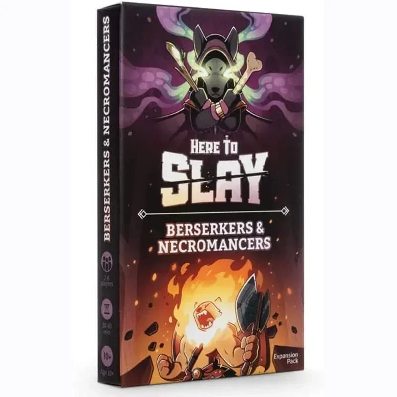 Here to Slay Berserker & Necromancer Expansion Pack-Designed to be Added Your Here Slay Base Game