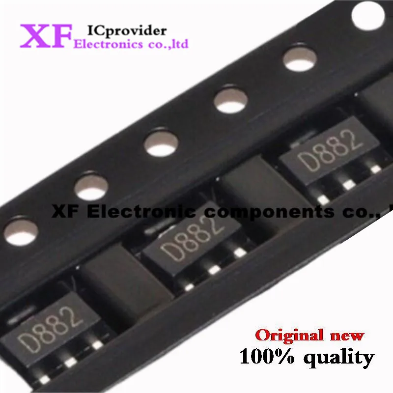 

1000 шт./лот 2sd882 D882 SOT-89 IC, лучшее качество
