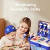 Children Toolbox Simulation Electric Drill Screw Removal 3 IN 1 Repair Tool Table Engineer Play House Education Assembly Kid Toy 2