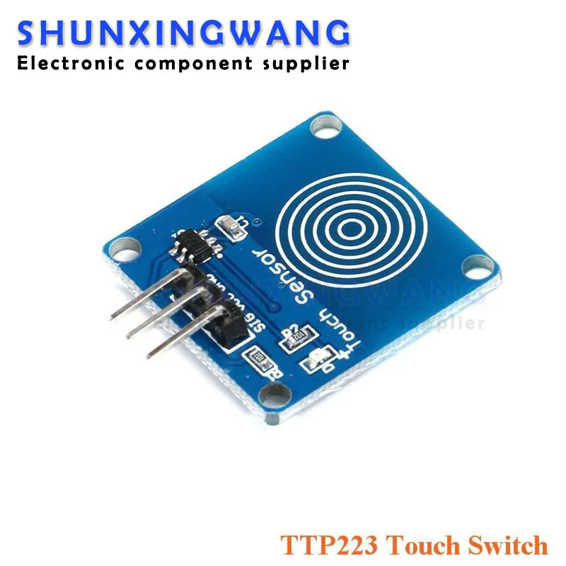 5 шт. TTP223 TTP223B Jog цифровой сенсорный сенсор емкостный сенсорный переключатель модульные аксессуары