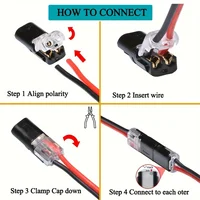 Electric Wire Connector No Strip Line Cable Interconnection Detachable Automotive Terminal Plug Universal Quality Grade Reliable - Image 5