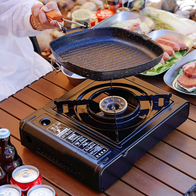 Könnyű És Kompakt Bbq Grill- Gáztűzhely Kültéri Főzőgáz -Grill Hordozható Grill Koreai - Image 4