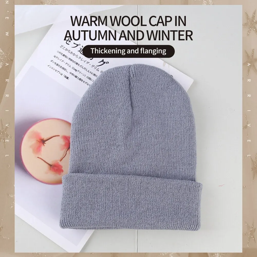Unisex beanie muts gebreide wintermuts voor dames en heren_voghion.com