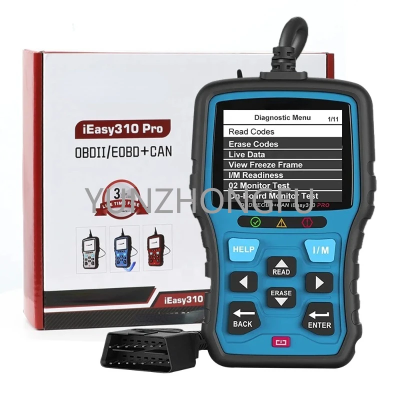 

iEasy310Pro OBD2 Code Reader Enhanced Check Engine Fault Obd2 Scanner Auto Diagnostic Scan Tool Battery Voltage Tester