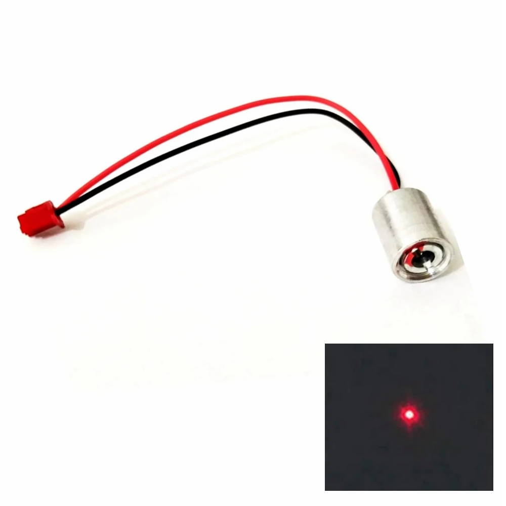 Mini 650nm 80mw 12mm*15mm Red Laser Diode Module 2.5V Dot Shape