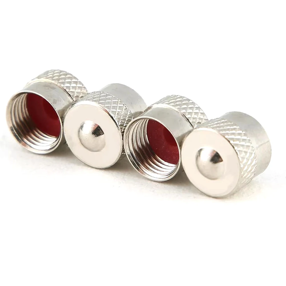 4개의 O링 고무 링이 있는 타이어 밸브 스템 캡, 자동차 타이어용 타이어 밸브 캡, 자동차용 범용 스템 커버, 누수 방지 스템 커버