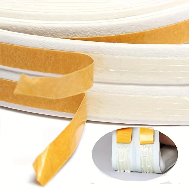 Self-Adhesive Rubber Weatherproof Soundproofing Seal Strip, 5m