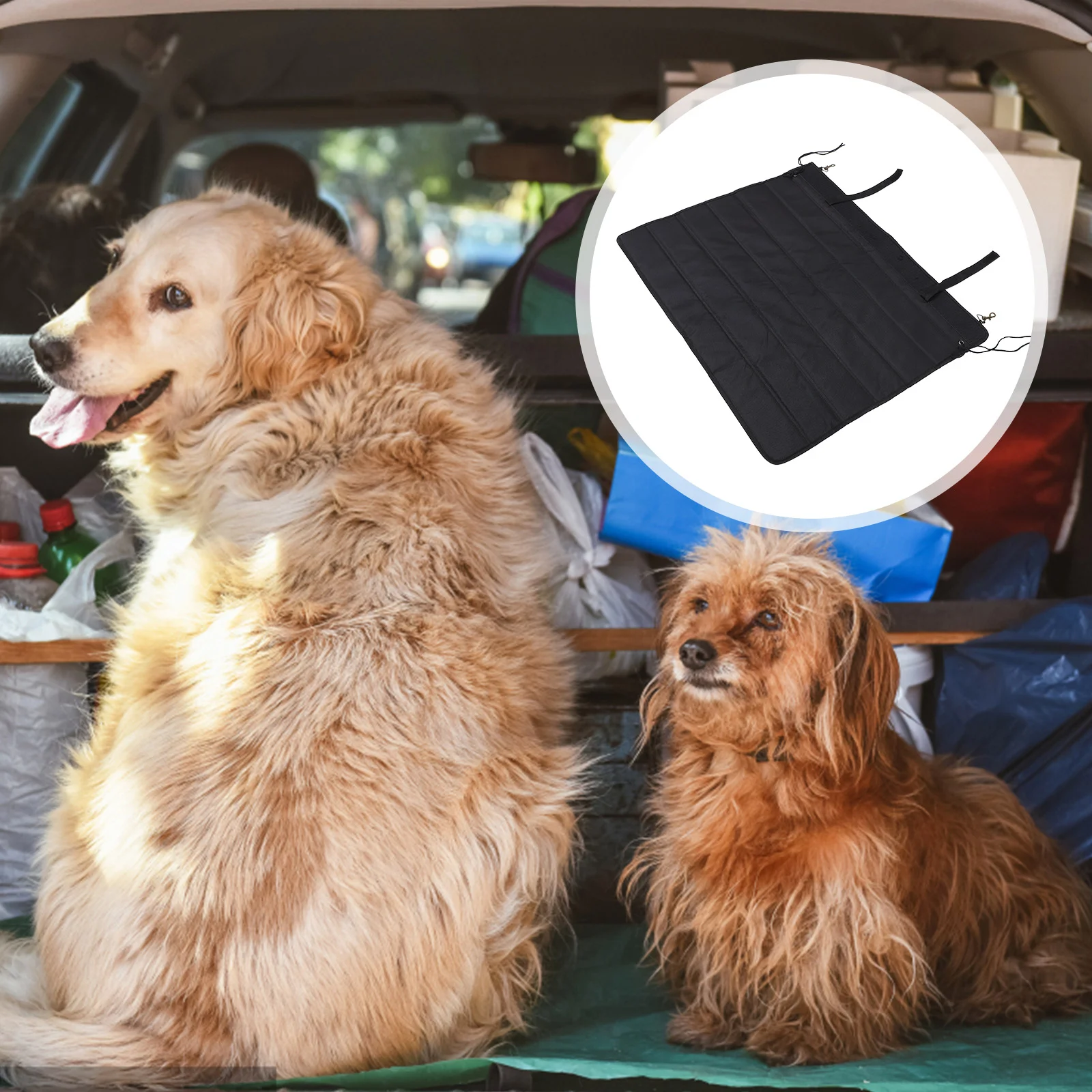 

Trunk Mats Car Trunk Bumper Pad Dog Pet Durable Anti-dirty Bumper Protection Car Seat Protector Car Floor Mat Cargo Cover Mat A3