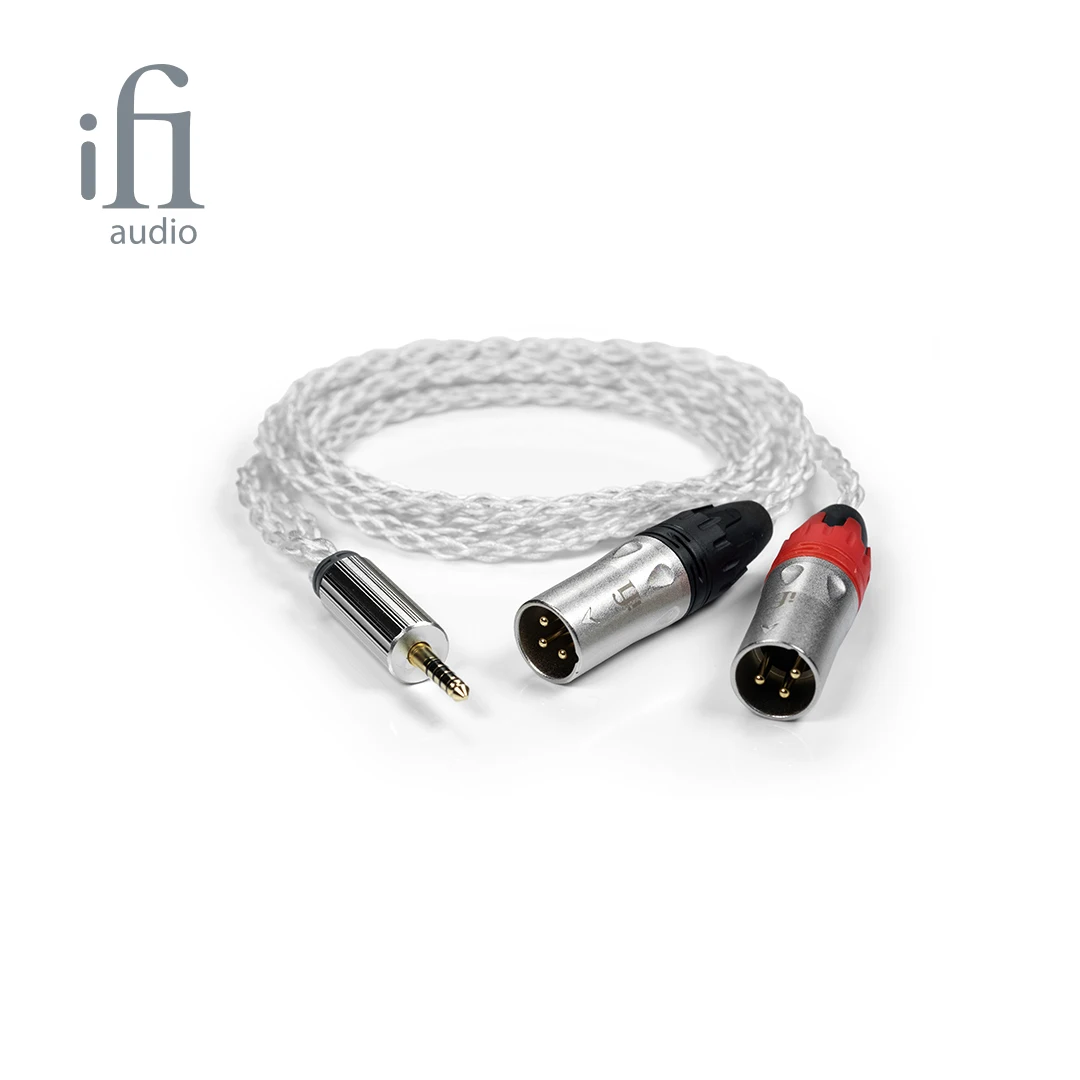 iFi 4.4mm to XLR Balanced Adapter Cable Balanced Signal Transmission 16American Wire Gauge Total Diameter OFHC Conductors audio cable