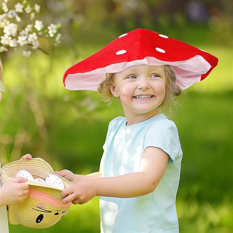 Mushroom Hats Children Costume Party Hat Funny Kids Costumes Mushroom