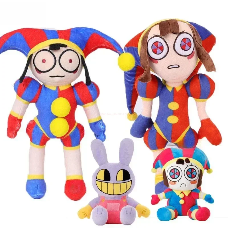 The Amazing Digital Circus Plush Jax Pomni Circus Clown Gangle Digital Circus Figure Zooble Kinger Peluche Giocattolo Per Bambini Regalo Di Natale