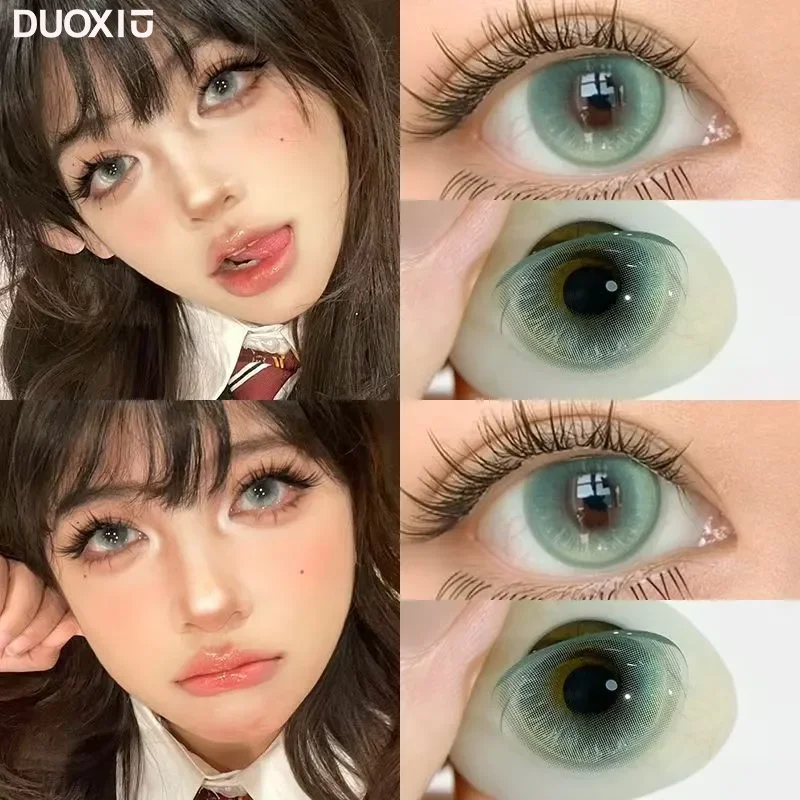 Natural Colored Eyes Lenses Contacts Lens Beauty Pupils with Graduation Korean Make Up 1Pair