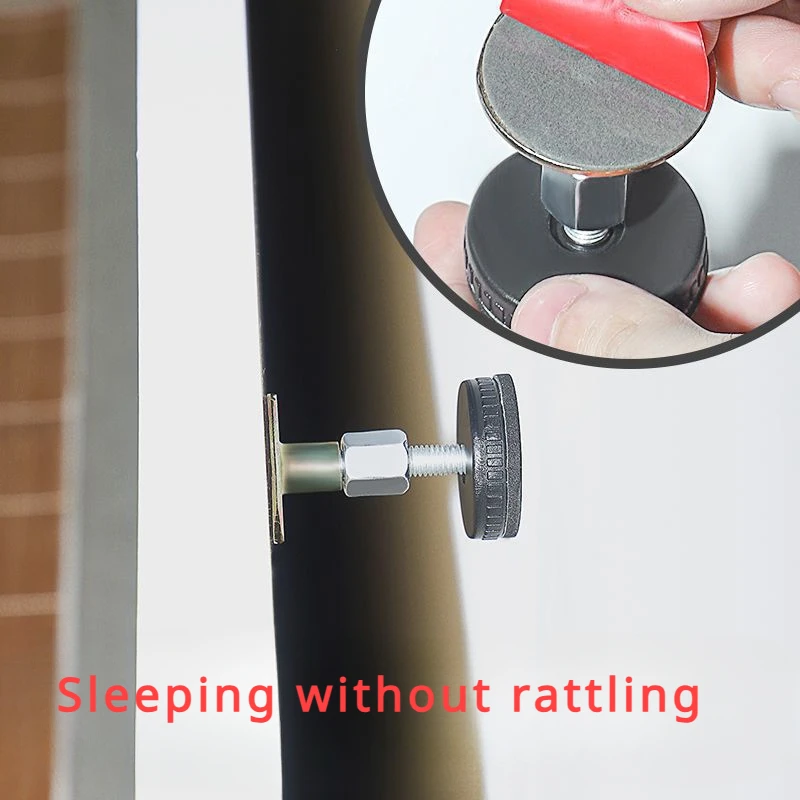 Shock Mount Tools Adjustable Threaded Bed Shock Hardware Furniture Cabinet Stabilizers Headboard Stoppers Self-Adhesive Fixed 2