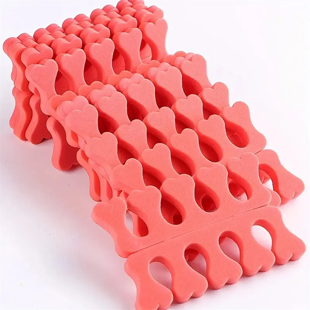 Nail Art Tools Toe Separators Toe Spreader Finger Toe Separator Pedicure Tool Comfortable Soft Nail Art Toe Separator Nail Sponge Separator Pedicure Accessory Polish Gadget Easy To Use