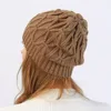 Fashion New Women Beanies Skullies Hat Cap Lady Spring Autumn Winter Solid Knitted Hollow Out Casual Bone Soft Cap Hat For Women 4