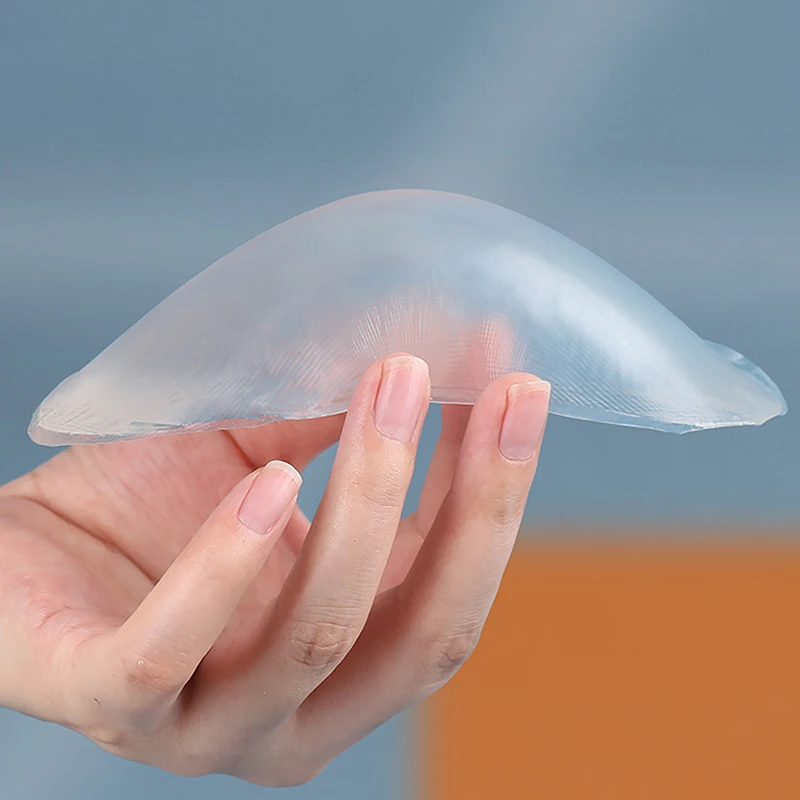 1 Pair Soft Silicone Shoulder Nonslip Padded Shoulder Pad For Woman Enhancer Reusable Self-Adhesive Clothing Decoration