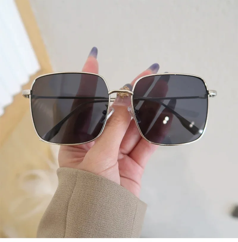 Sighttoo 2022 Solglasögon Kvinnor Kantlösa fyrkantiga Modeglasögon Dammode Personlighet Nyanser Gradient Glasögon UV400_voghion.com