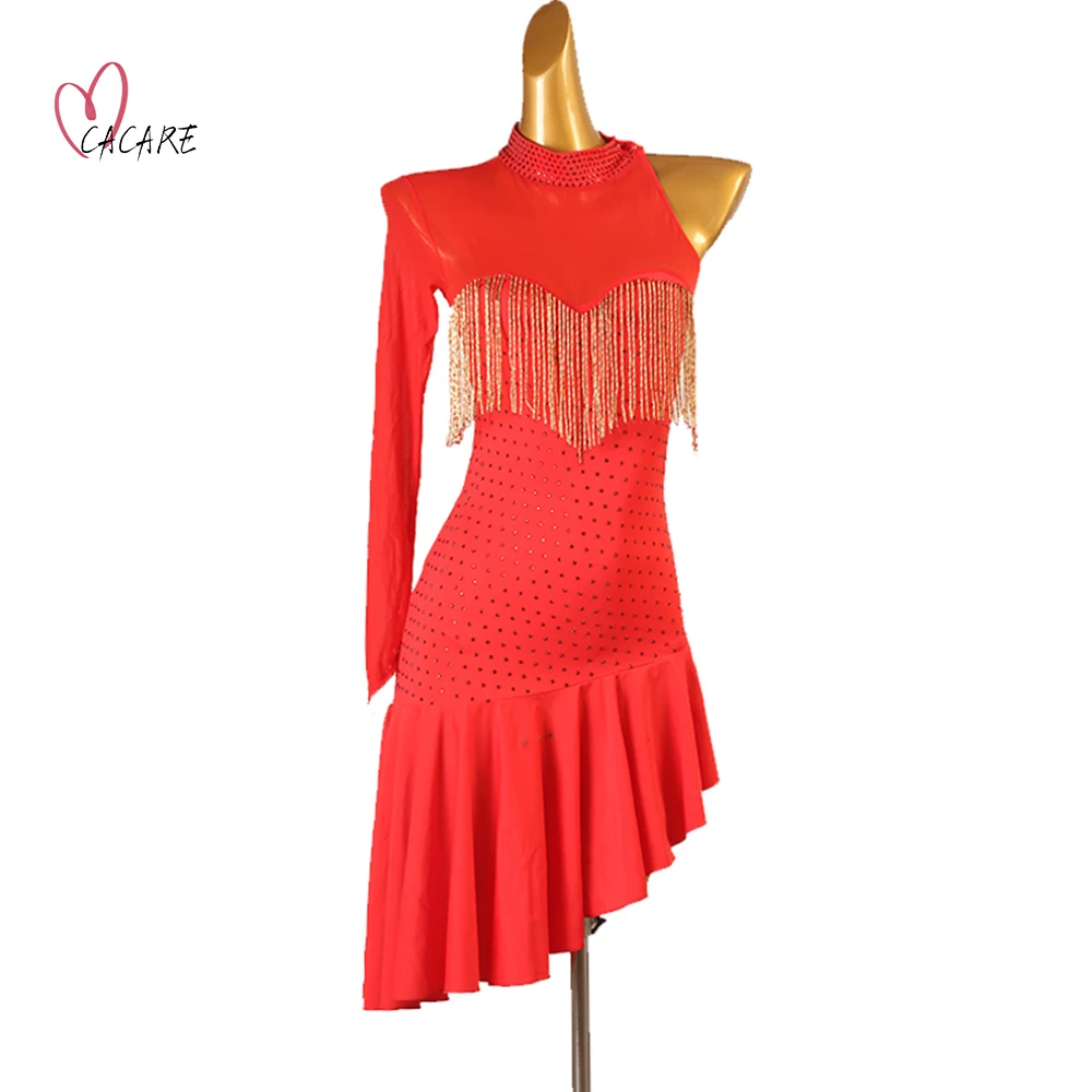 

Latin Dance Dress Women Girls Modern Dance Wear Competition Dresses Samba Costume Woman Clothing Samba Fringe D0065 Customize