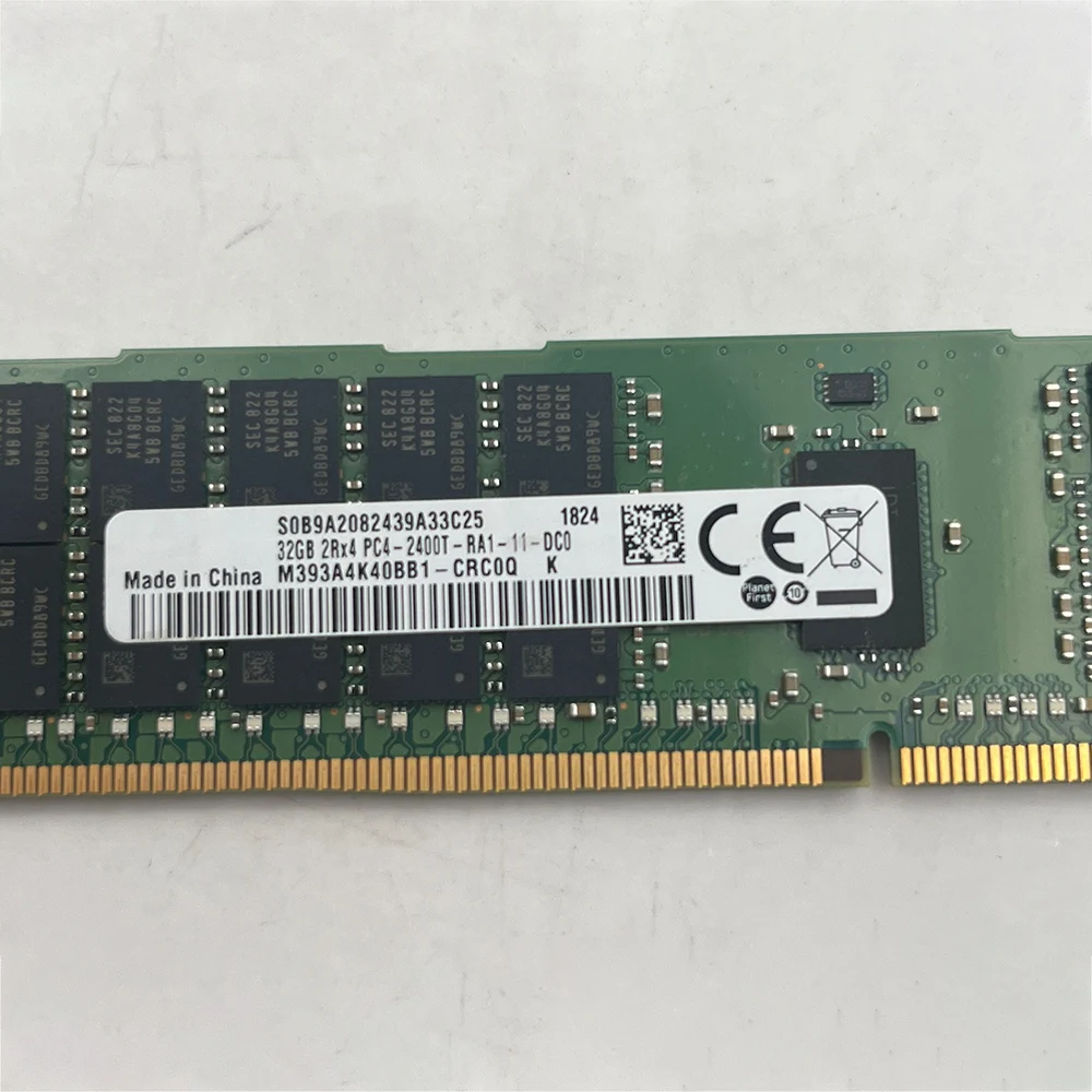 SAMSUNG 32GB 2Rx4 PC4-2400T 1枚 本体のみ（SAMSUNG 32GB PC4