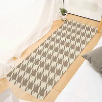 Things to the Room Decoration Items Houndstooth Furry Mat Carpets Custom Doormat Outdoor Rug Bathroom Carpet for Kitchen Home 1