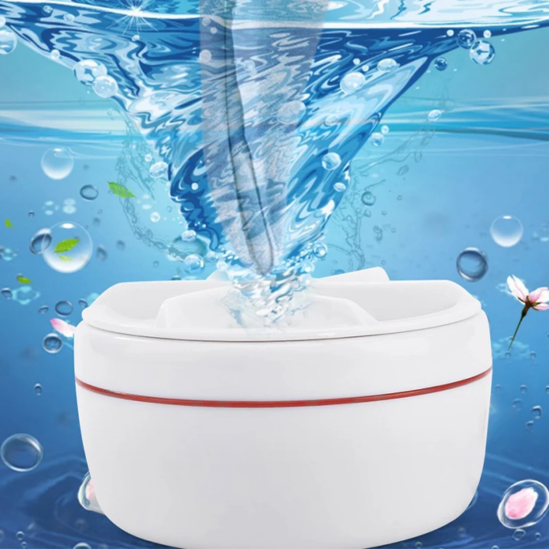Portable Washing Machine Ultrasonic Turbo Washer Mini Washing Machines with USB Power Supply Suction Cups for Home Travel Trip