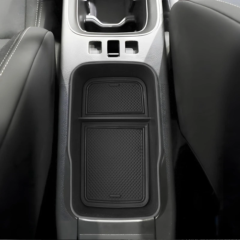 YEE PIN Organizer Per Console Centrale Per Jeep Renegade 2012-2022 - Accessorio Interno Con Tappetino Antiscivolo