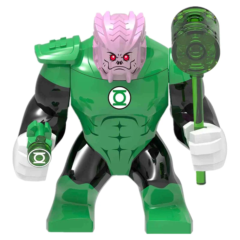 thumbnail image 1 of Bloques de construcción Marvel Figuras de transformación Big Goblin Spiderman Iron Man Venom Capitán Hawk Deadpool Technic Armor Juguetes de regalo, 1 of 5