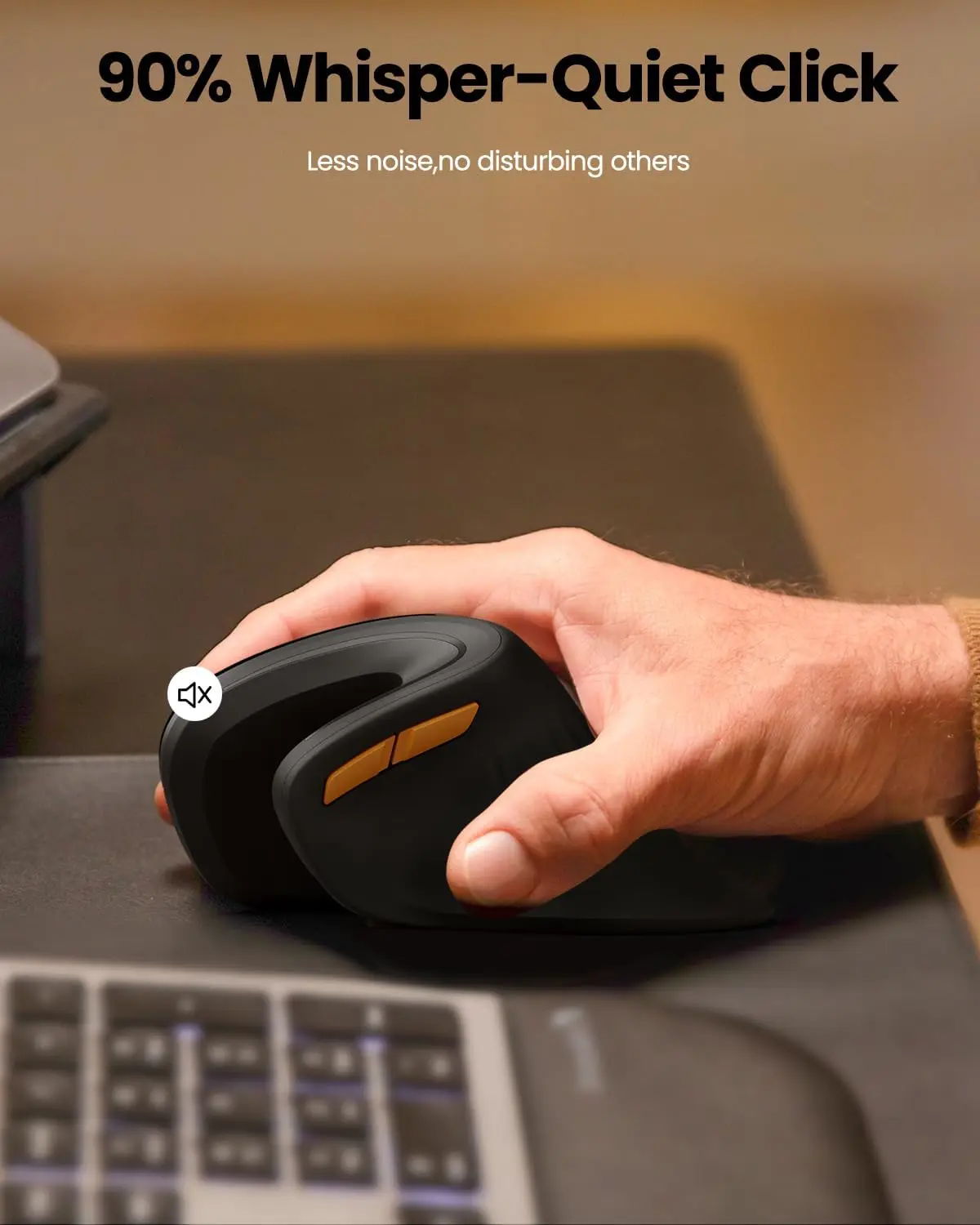 ProtoArc Wireless Ergonomic Rollerball Mouse Rechargeable for Windows Mac iPad Office Bluetooth Trackball Mouse