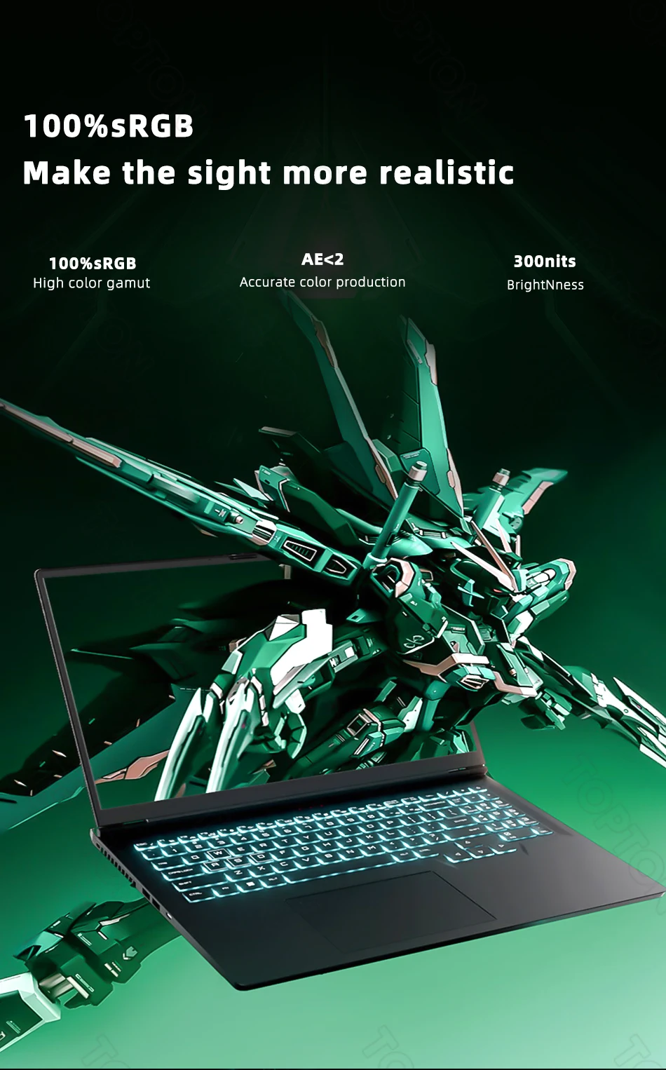 Oushedi i9-12900H Gaming Book, 16-inch Laptop, Narrow Bezel IPS 2.5K Ultra HD Screen, NVIDIA RTX3060, Window 11, 32G RAM, SSD 4